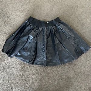 Silence + Noise leather miniskirt